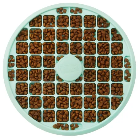 Aeglaselt söömise kauss lühikese koonuga koertele Outward Hound Fun Feeder Slow Tray L münt