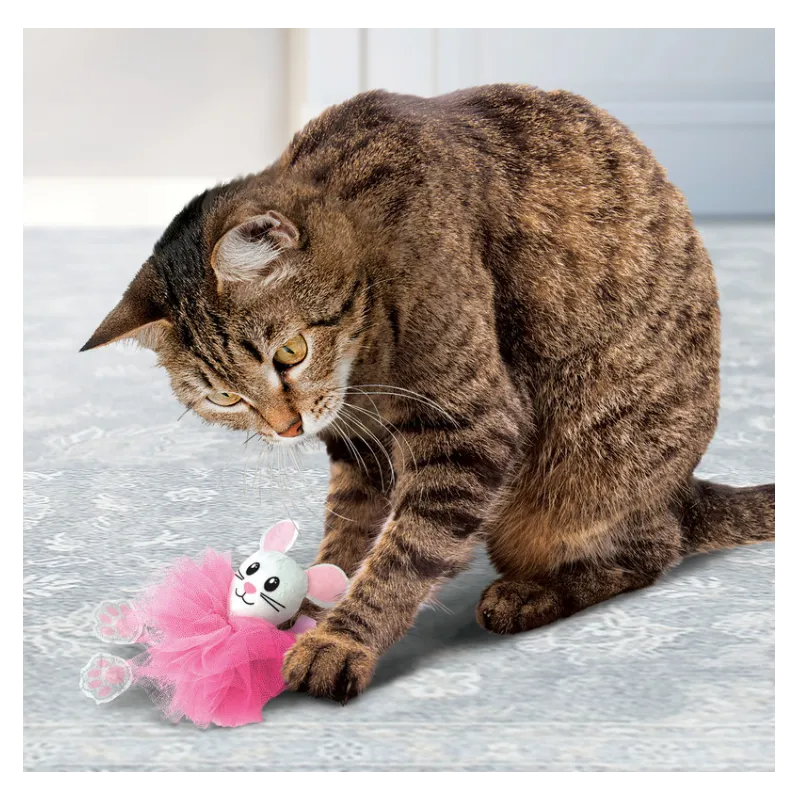 KONG pehme kassi mänguasi Cat Flingaroo Tutu
