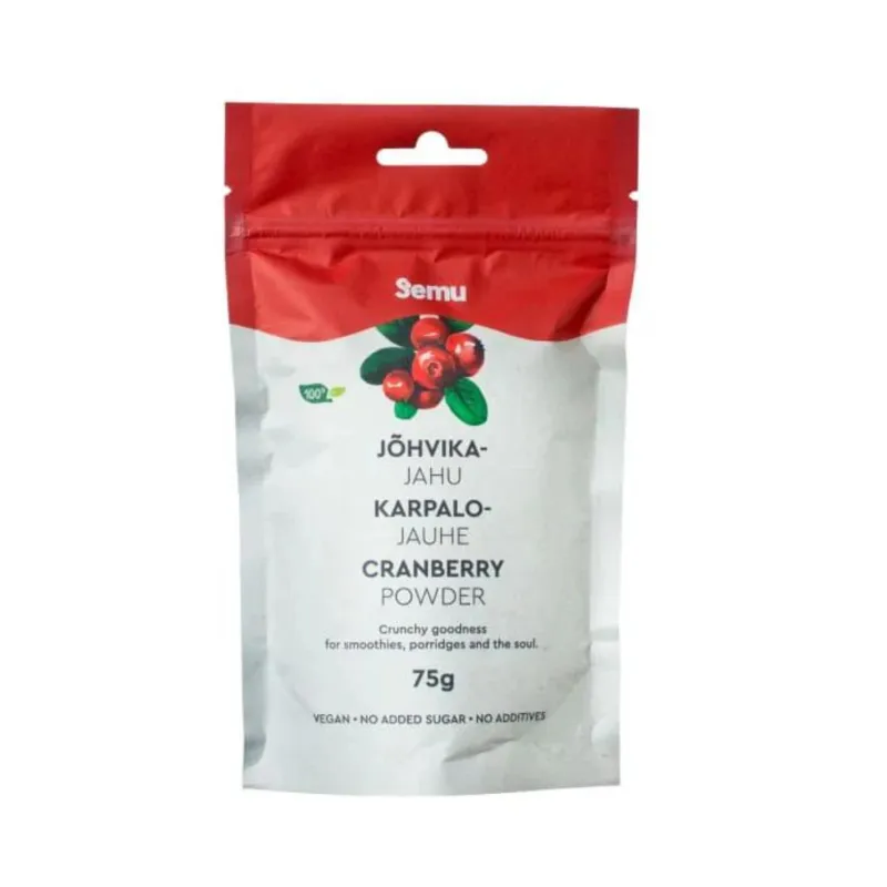 Semu jõhvikajahu 75g