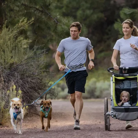 Ruffwear Double Track™ Coupler Basalt Gray/ rihma jagaja