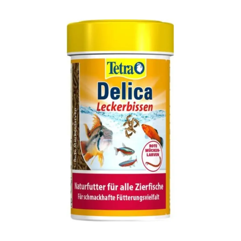 Tetra kalade täiendsööt Delica Bloodworms 100ml