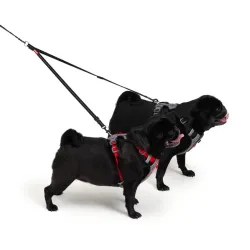 Ezydog Soft Touch Lite rihma jagaja 35-61cm must