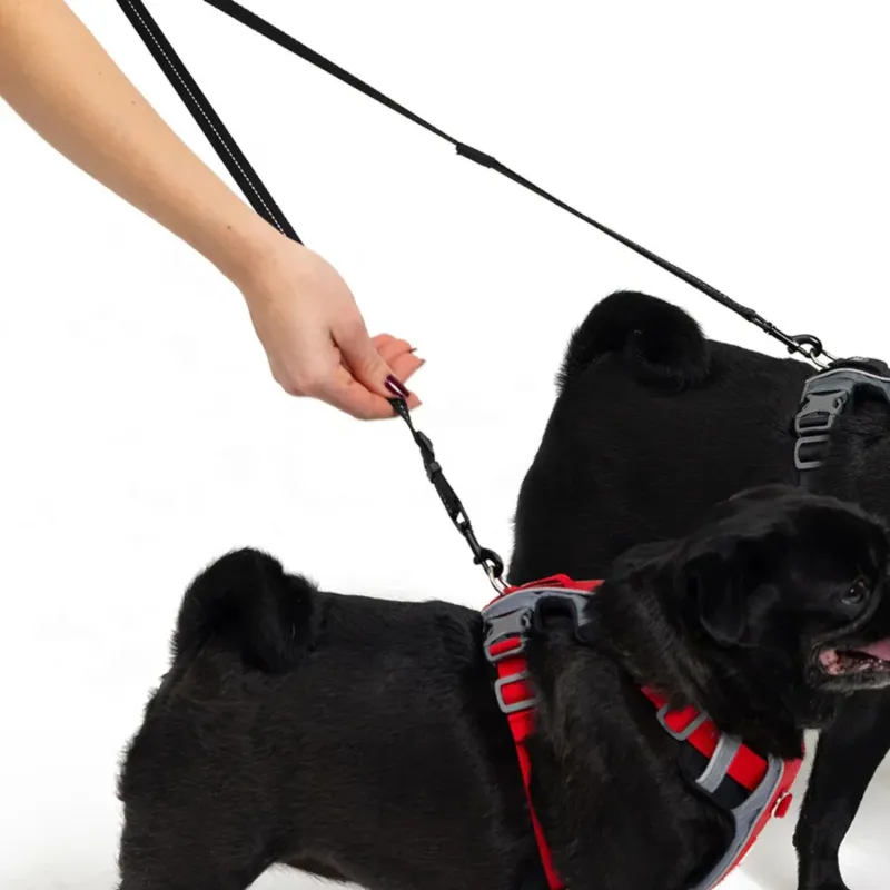 Ezydog Soft Touch Lite rihma jagaja 35-61cm must