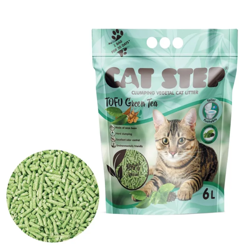 Cat Step kassiliiv Tofu roheline tee 2,7kg/6L