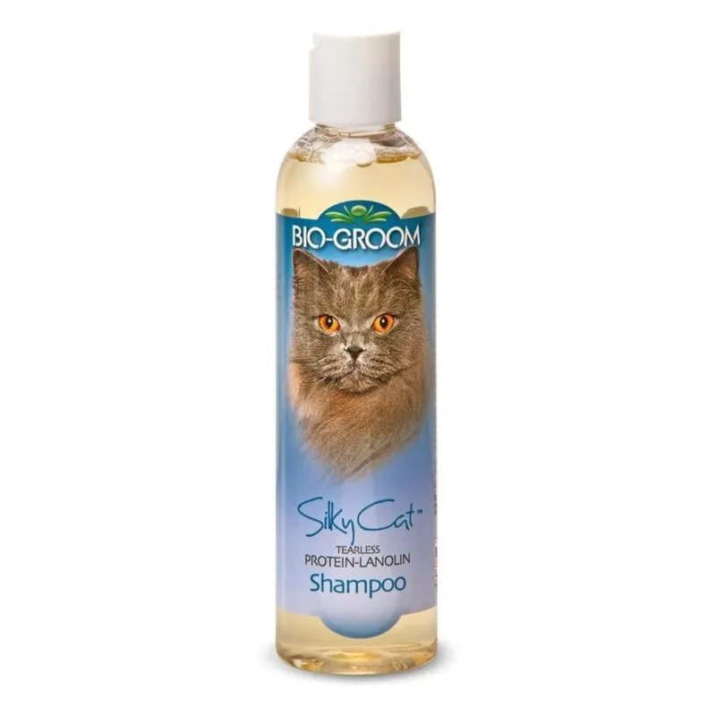 Bio-Groom Silky Cat proteiini-lanoliini šampoon 236ml