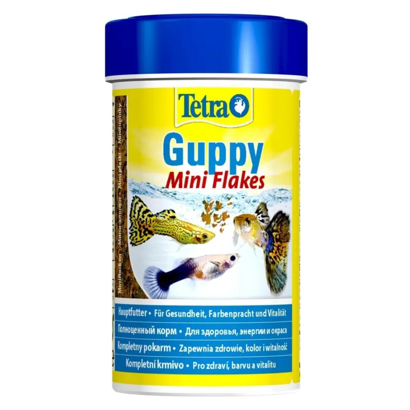 TETRA kalade täissööt GUPPY MINI FLAKES 100ml