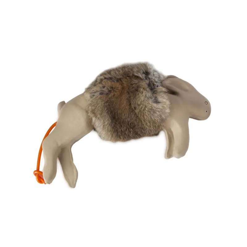 Firedog Bunny Dummy Britta small with rabbit fur