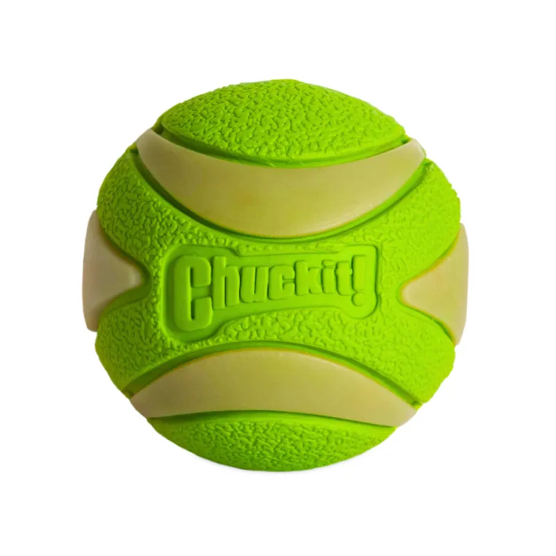 ChuckIt pimendas helendav pall M roheline Max Glow Ultra Squeaker Ball