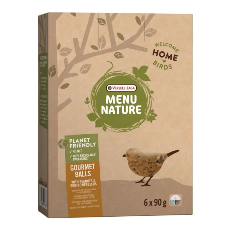 Menu Nature maapählite & päevalilleseemnetega rasvapallid 540g (võrguta)