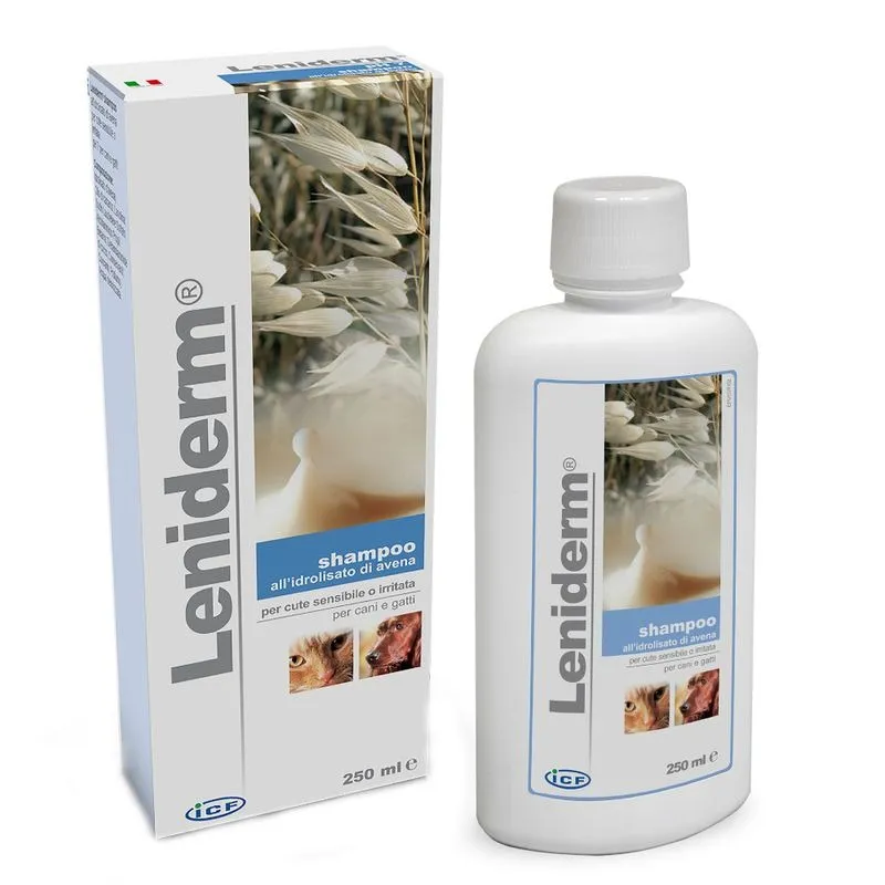 Nahka pehmendav ja rahustav IC-Leniderm šampoon 250ml