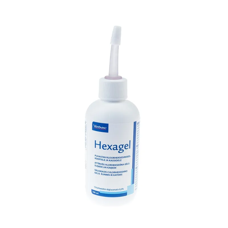 Kloorheksidiinigeel hammastele Virbac Hexagel 100ml