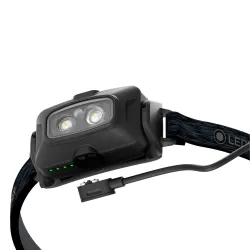 Pealamp otsaesise lamp Ledlenser HF4R must laetav
