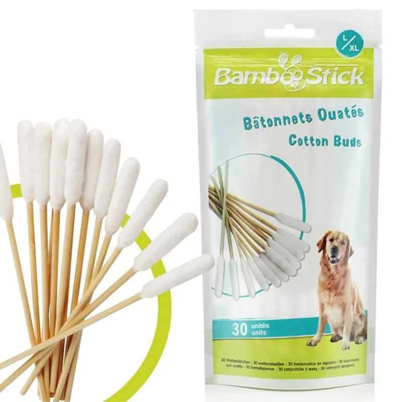 Suured vatipulgad Bamboo sticks 30tk L/XL