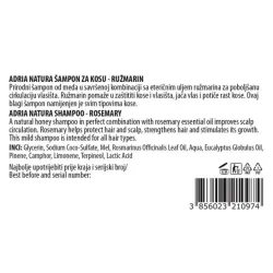 Adria natura rosmariini ja meega kreem-šampoon 100ml