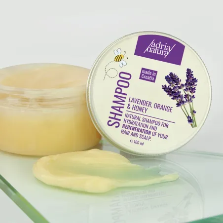 Adria natura meepõhine lavendli-apelsini kreem-šampoon 100ml