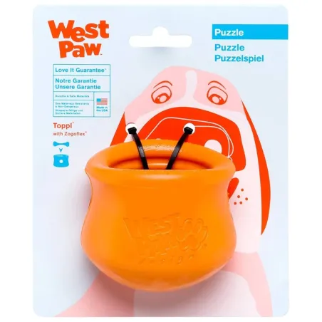 Zogoflex koera mänguasi Toppl S 6,4cm oranž