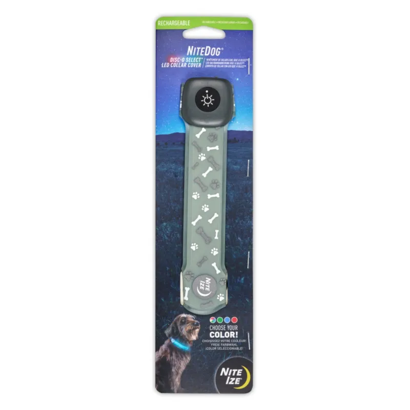 NiteDog kate kaelarihmale (laetav) LED Disc-O