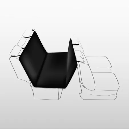 Trixie Koera istmekate autosse 145x160cm must