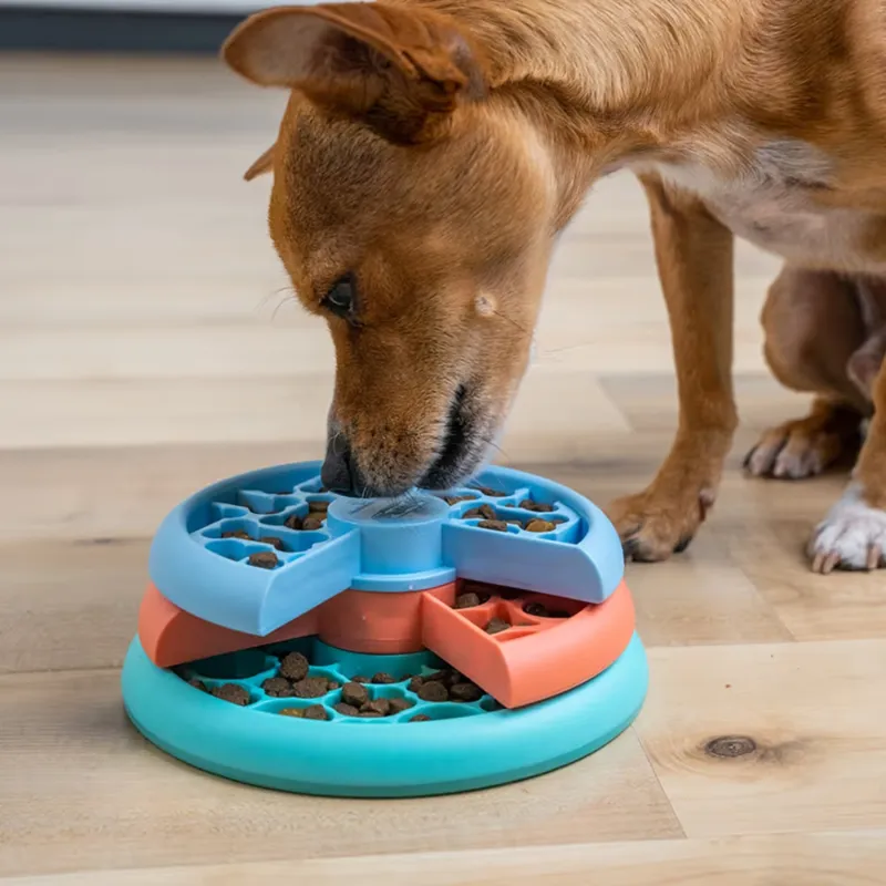 Nina Ottosson Arendav mänguasi ja aeglaselt söömise kauss kutsikatele Puppy Lickin’ Layers Tase 2
