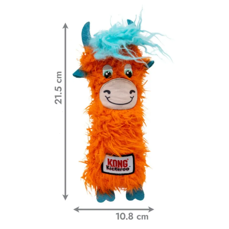 KONG Šoti mägiveise mänguasi kassile Kickeroo Highland Cow