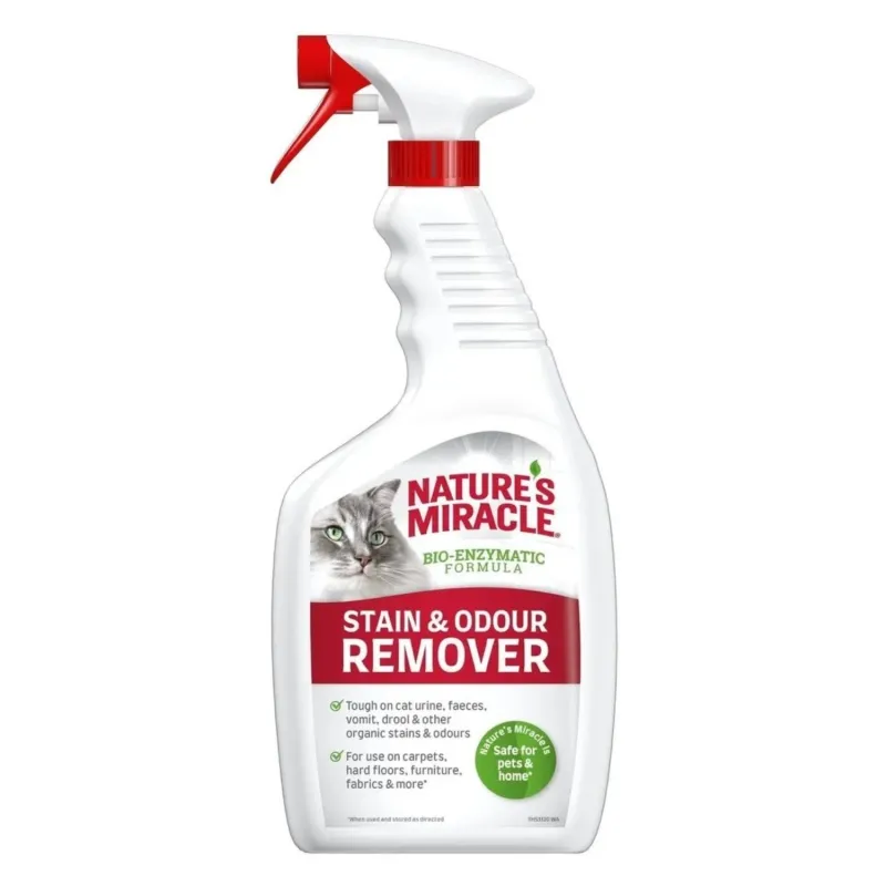 Nature’s Miracle pleki- ja lõhnaeemaldaja kassidele 709ml