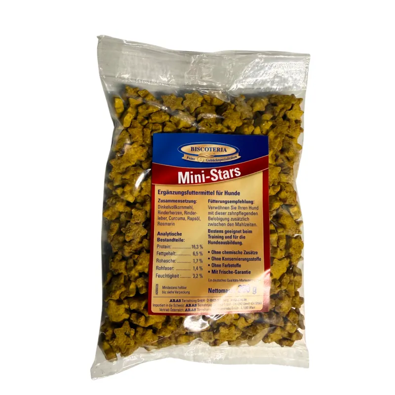 ARAS küpsis Mini Stars- veis ja kurkum 200g