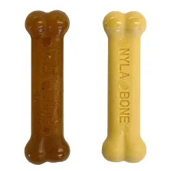 Nylabone kutsikale kana ja maapähklivõiga Puppy Bone Twin Pack XS
