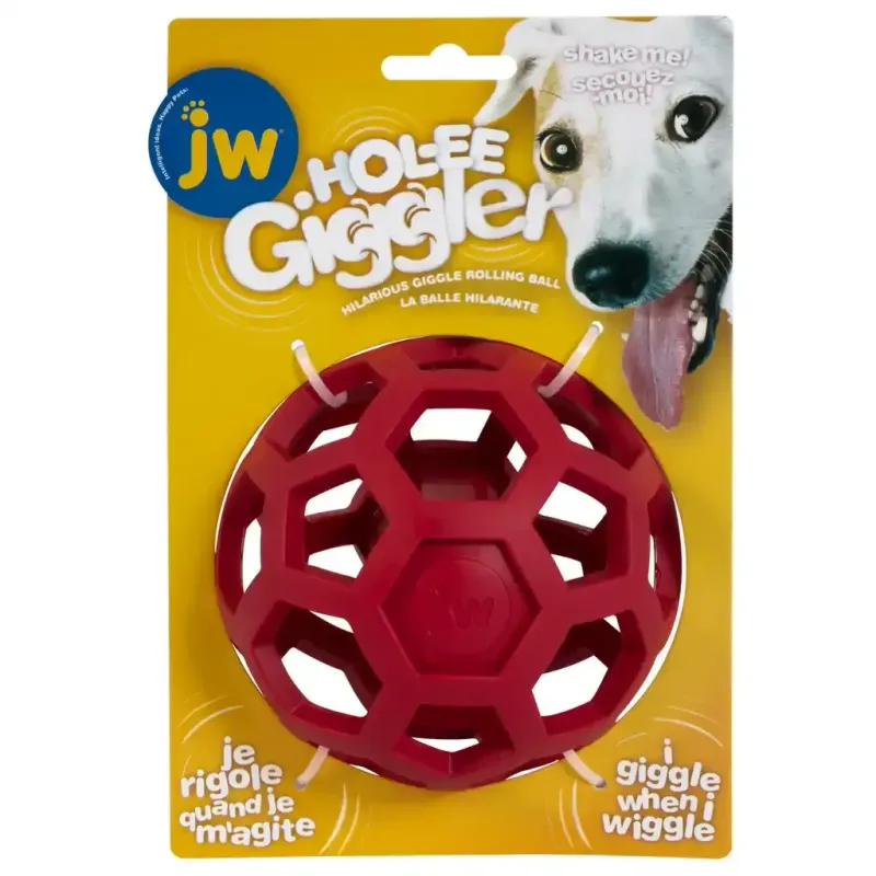 Kummist pall JW Hol-ee Giggler
