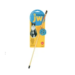JW kasside mänguasi õng koos palliga Cataction Holee Roller Ball Wand
