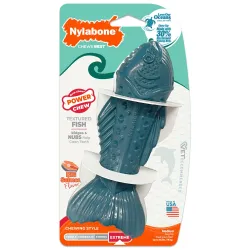 Nylabone närimismänguasi lõhega Power Chew Ocean Nylon Textured Fish Salmon  M