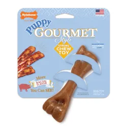 Nylabone närimismänguasi kutsikatele Puppy Gourmet Style Strong Chew Femur Bacon