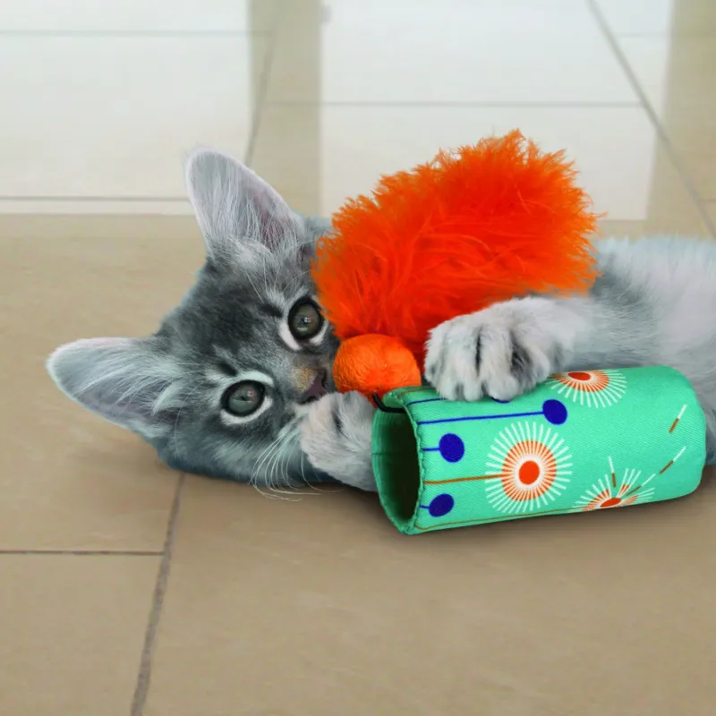 KONG pehme mänguasi kassidele Cat Wrangler Chirpz