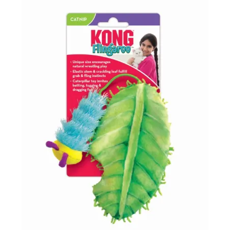 KONG kassi mänguasi Flingaroo Caterpillar