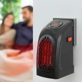 Портативный розеточный мини-обогреватель InnovaGoods Чёрный 400 W (Пересмотрено A)
