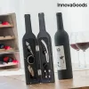 Vīna Piederumu Komplekts InnovaGoods Melns Metāls Nerūsējošais tērauds (Atjaunots B)