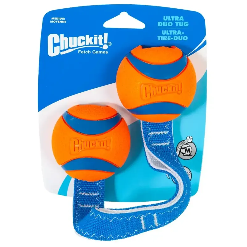 Chuckit! topeltpallidega tirimismänguasi Ultra Duo Tug