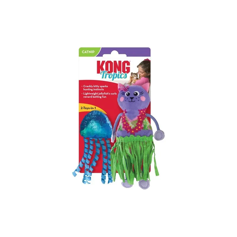 KONG pehme mänguasi kassidele Tropics