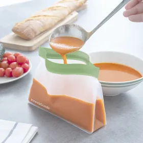 Daugkartinio naudojimo hermetiškai uždarytų maišelių rinkinys InnovaGoods V0103189 Skaidrus 6 vnt. (Naudoti B)