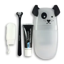 Petosan hambaharja ja hambapasta komplekt Complete Dental Kit hambahari koerale ja pasta