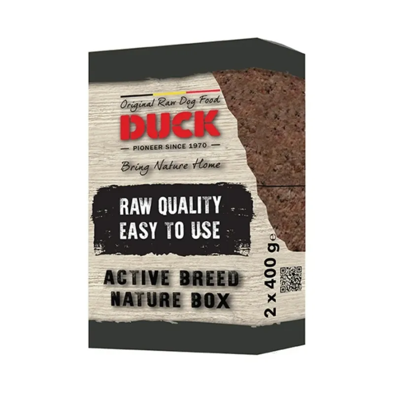DUCK veis ja kana Active Breed toortoit Nature Box