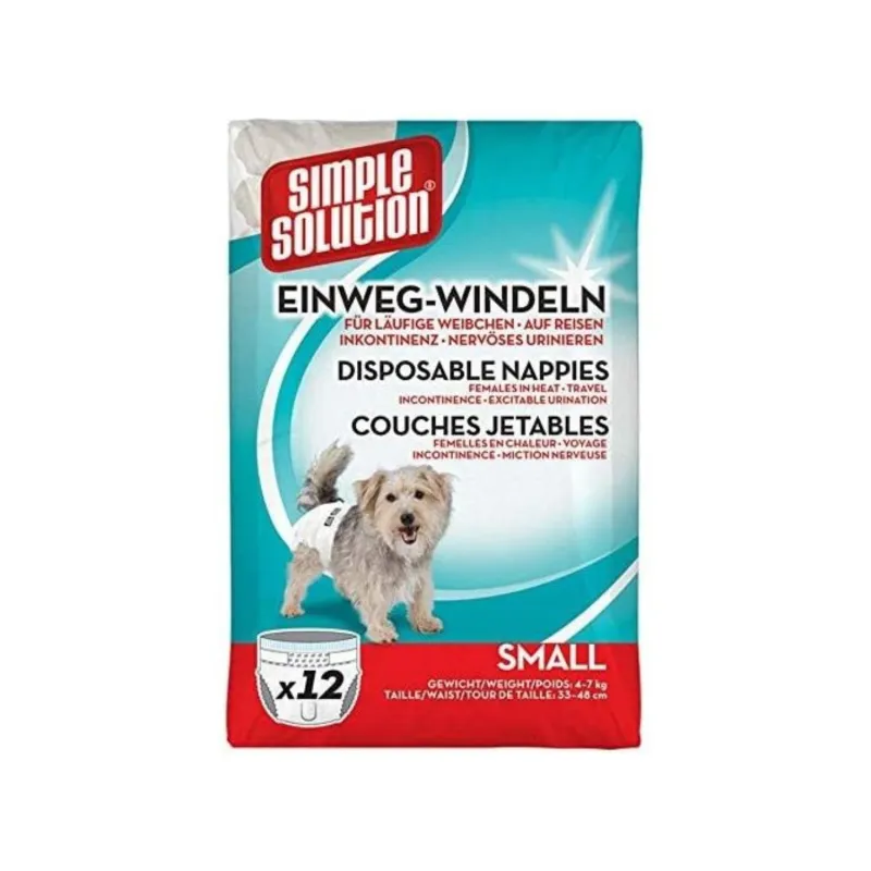 Simple Solution ühekordne mähe emasele koerale
