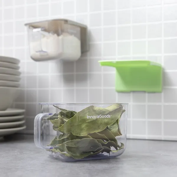 Removable Adhesive Kitchen Containers Handstore InnovaGoods 2 Units