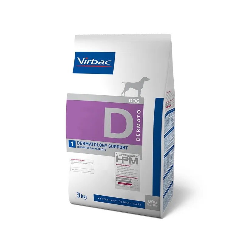 Virbac HPMD Dermatology dermatoosi ja liigse karvade väljalangemise vastu koeratoit