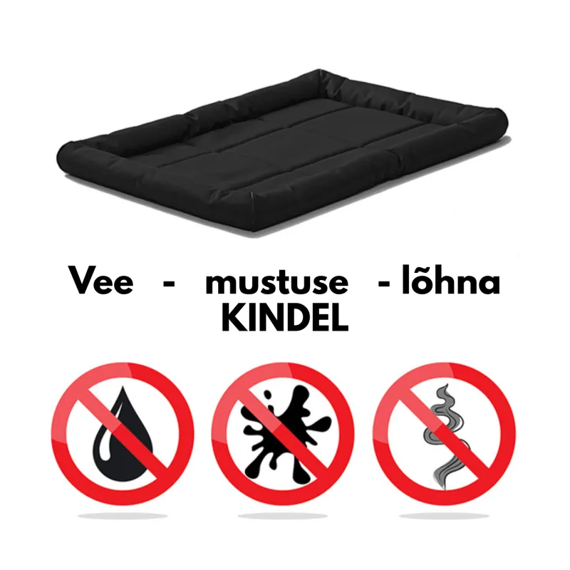 Vastupidav koerapesa QuietTime MAXX Pet Bed musta värvi