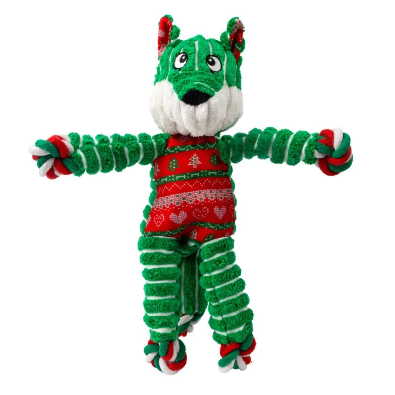 KONG Holiday Floppy Knots rebane S/M