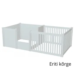 Kutsikate pesakast mängualaga Whelping box