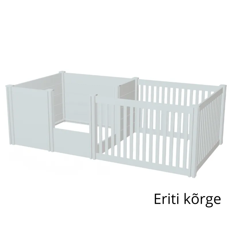 Kutsikate pesakast mängualaga Whelping box