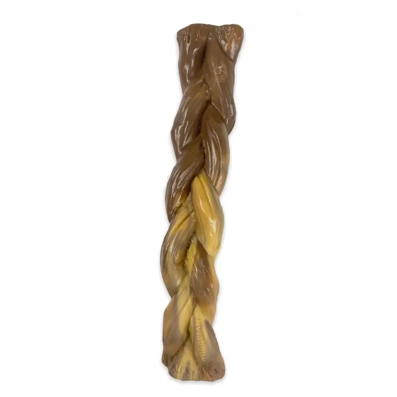 Nylabone Extreme Bully Stick Braided – punutud kujuga veiselihamaitseline närimiskont