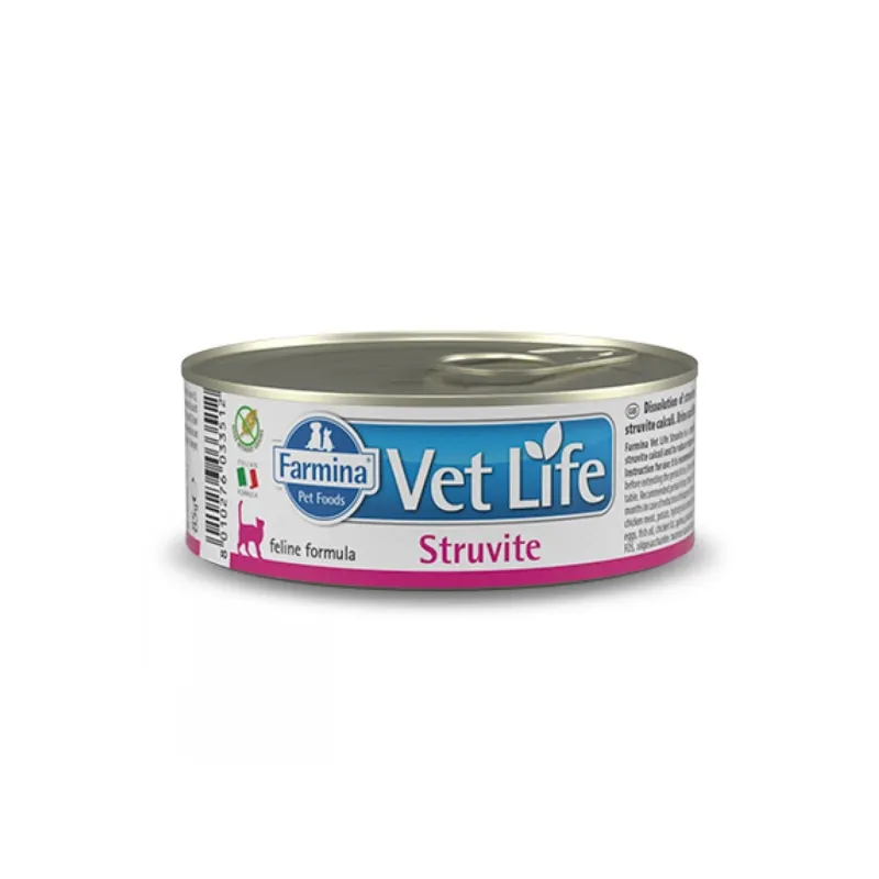 Farmina struviitkivide lahustamiseks konserv kassile VetLife Feline Struvite
