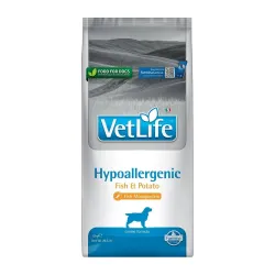 Farmina Kala ja Kartul hüpoallergeenne täissööt VetLife Canine Hypoallergenic Fish & Potato